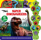 Rebo publishers geluidenboek: super dinosauriërs. 10 gel