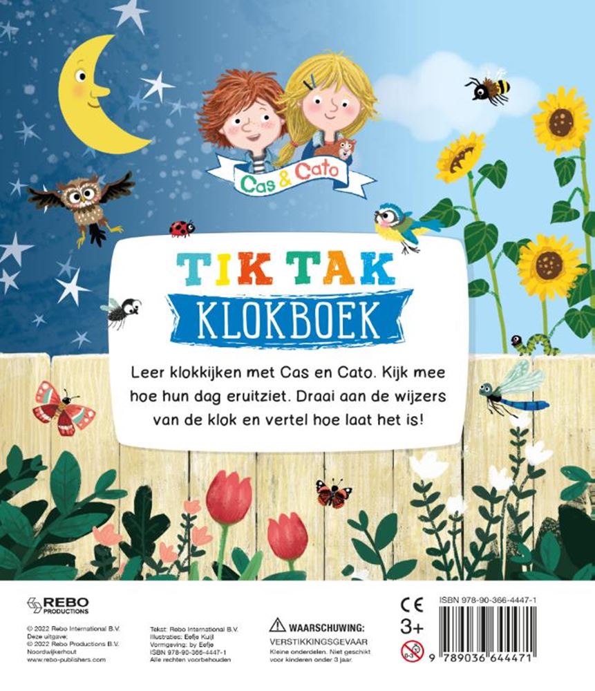 Rebo Publishers - Rebo Publishers Tik tak klokboek 3+