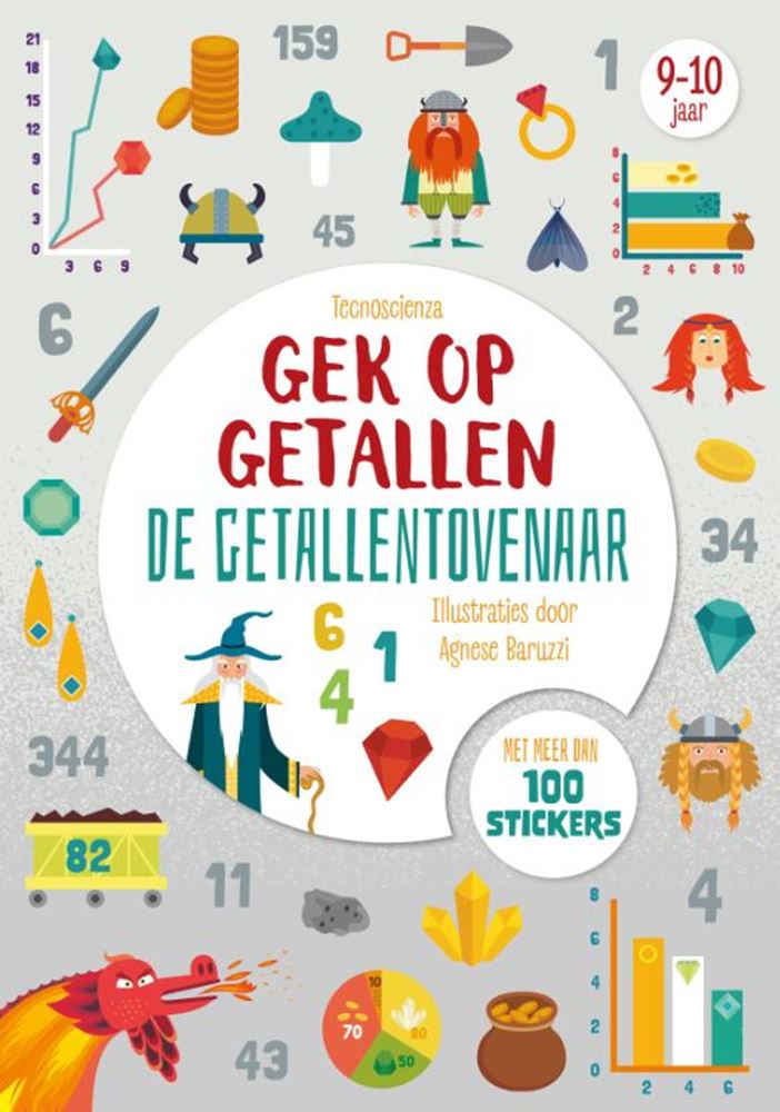 Rebo Publishers - Rebo Publishers Getallentovenaar - gek op getallen - 100+ stickers