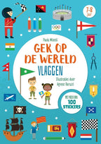 Rebo publishers vlaggen - gek op de wereld 6+