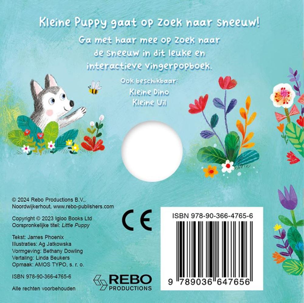 Rebo Publishers - Rebo Publishers Kleine puppy - vingerpopboek