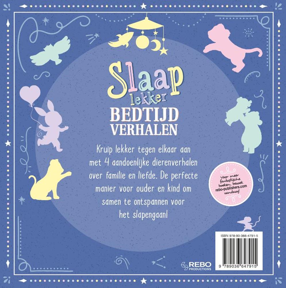 Rebo Publishers - Rebo Publishers Slaap lekker bedtijdverhalen 4+