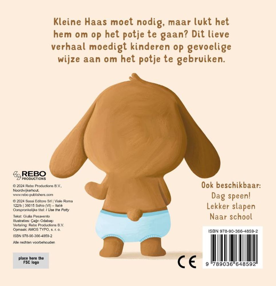 Rebo Publishers - Rebo Publishers Op het potje - stap voor stap kartonboekje