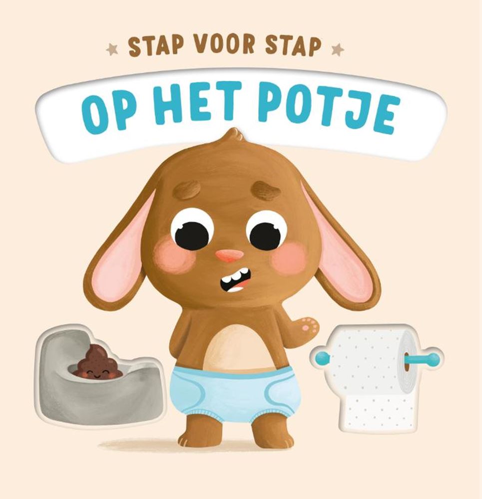 Rebo Publishers - Rebo Publishers Op het potje - stap voor stap kartonboekje