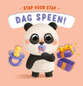 Rebo Publishers - Rebo Publishers Kartonboek: dag speen! 1+