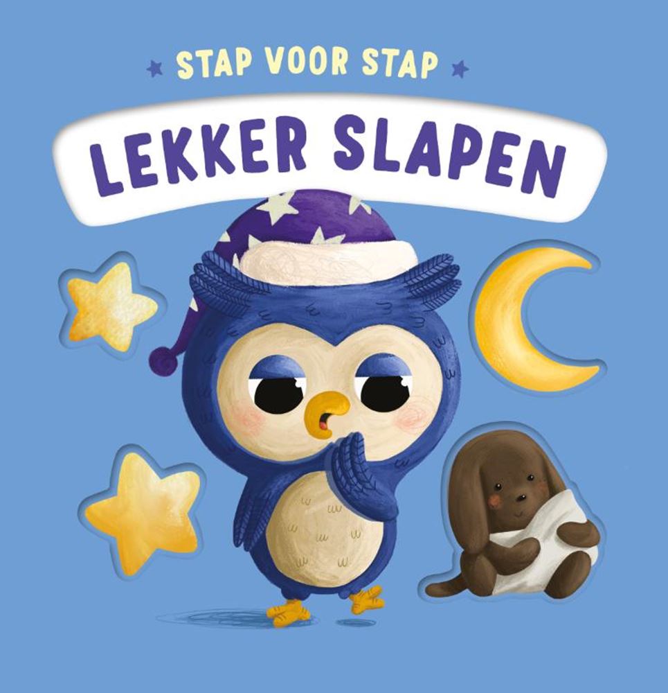 Rebo Publishers - Rebo Publishers Lekker slapen - stap voor stap kartonboekje