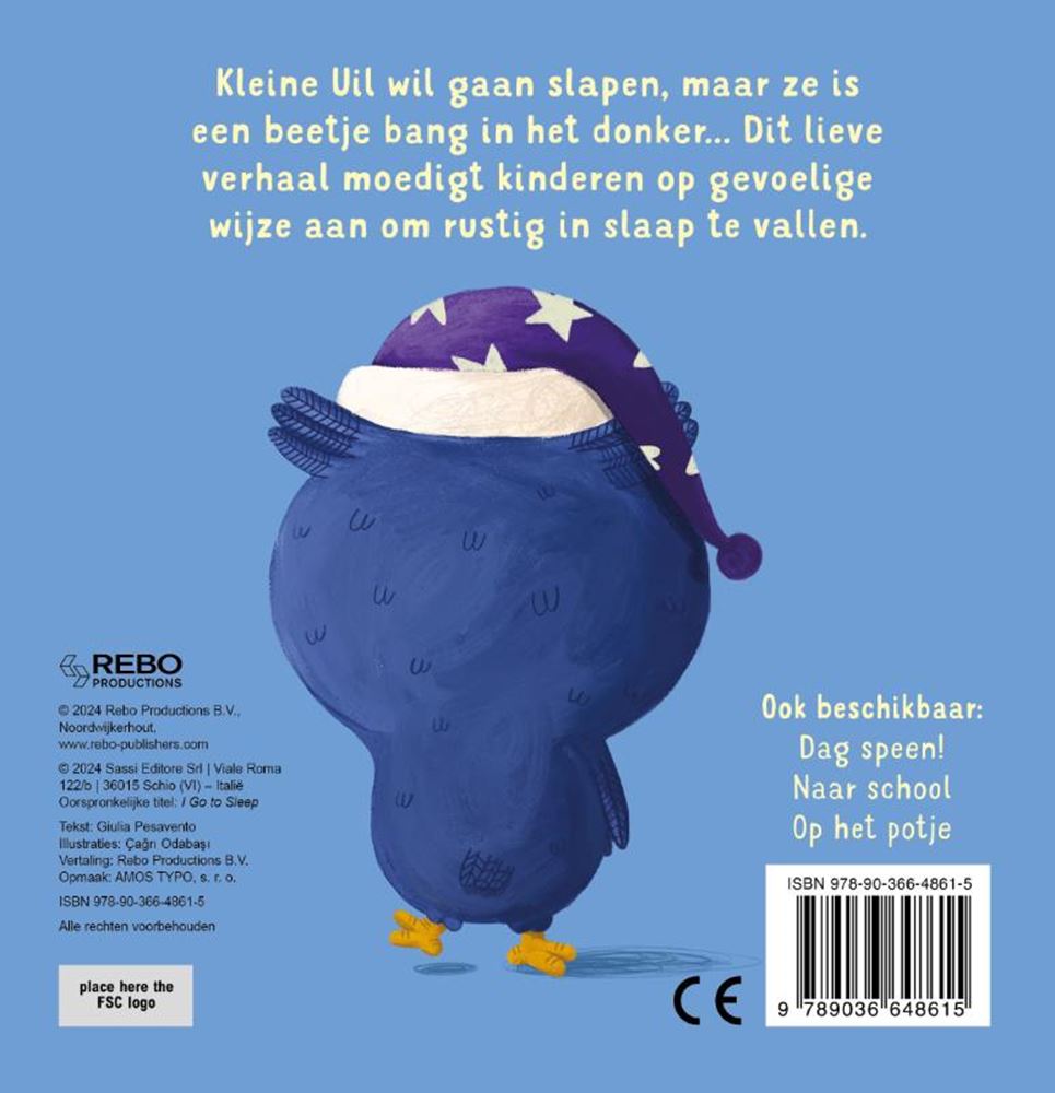 Rebo Publishers - Rebo Publishers Lekker slapen - stap voor stap kartonboekje