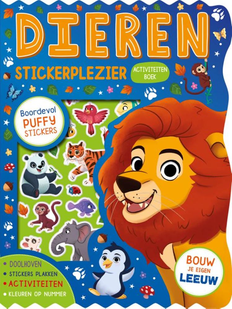 Rebo Publishers - Rebo Publishers Dieren – stickerplezier activiteitenboek