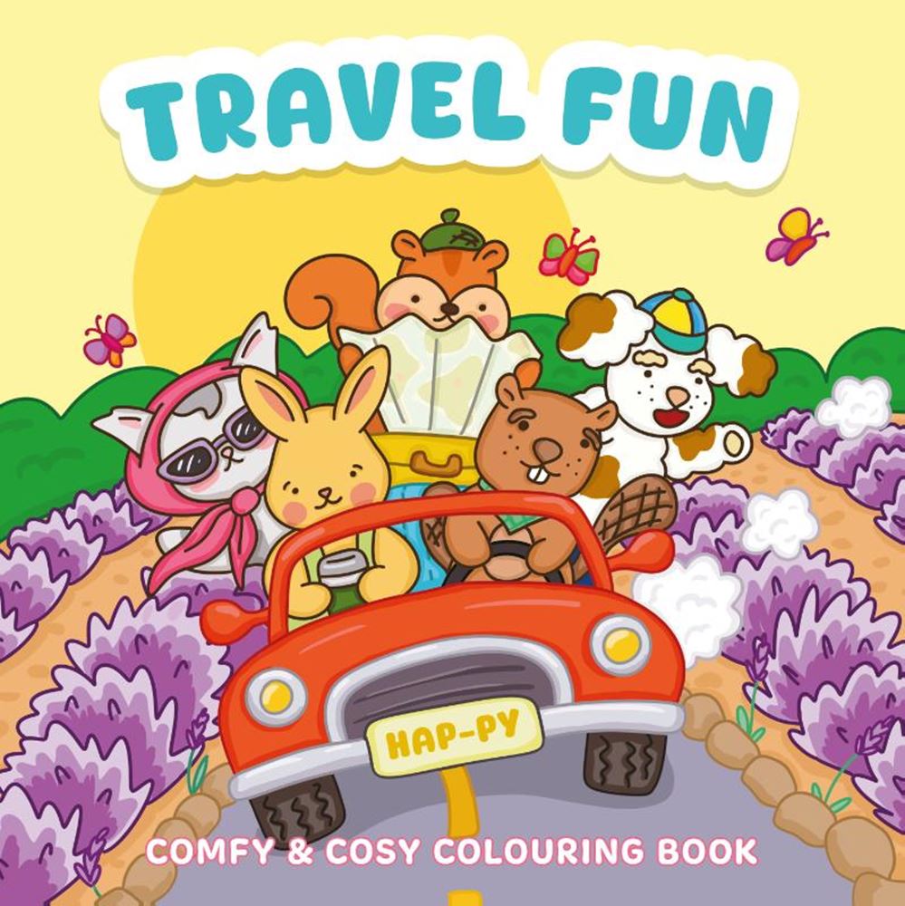 Rebo Publishers - Rebo Publishers Travel fun - comfy & cosy kleurboek