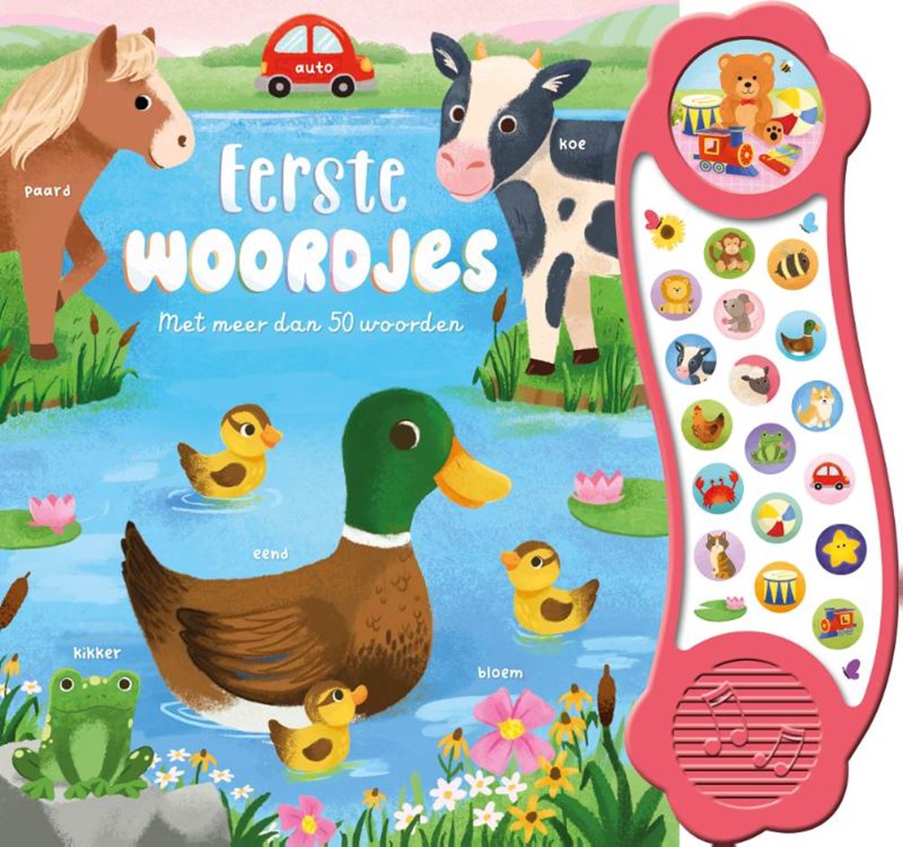 Rebo Publishers - Rebo Publishers Eerste woordjes - 18-geluidenboek 1+