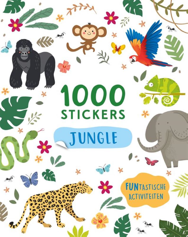 Rebo Publishers - Rebo Publishers Jungle - 1000 stickers 4+