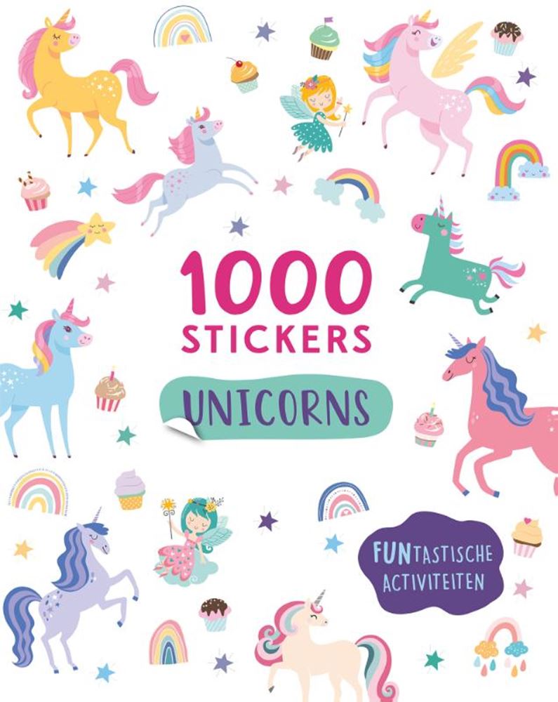 Rebo Publishers - Rebo Publishers Unicorns & friends - 1000 stickers 4+