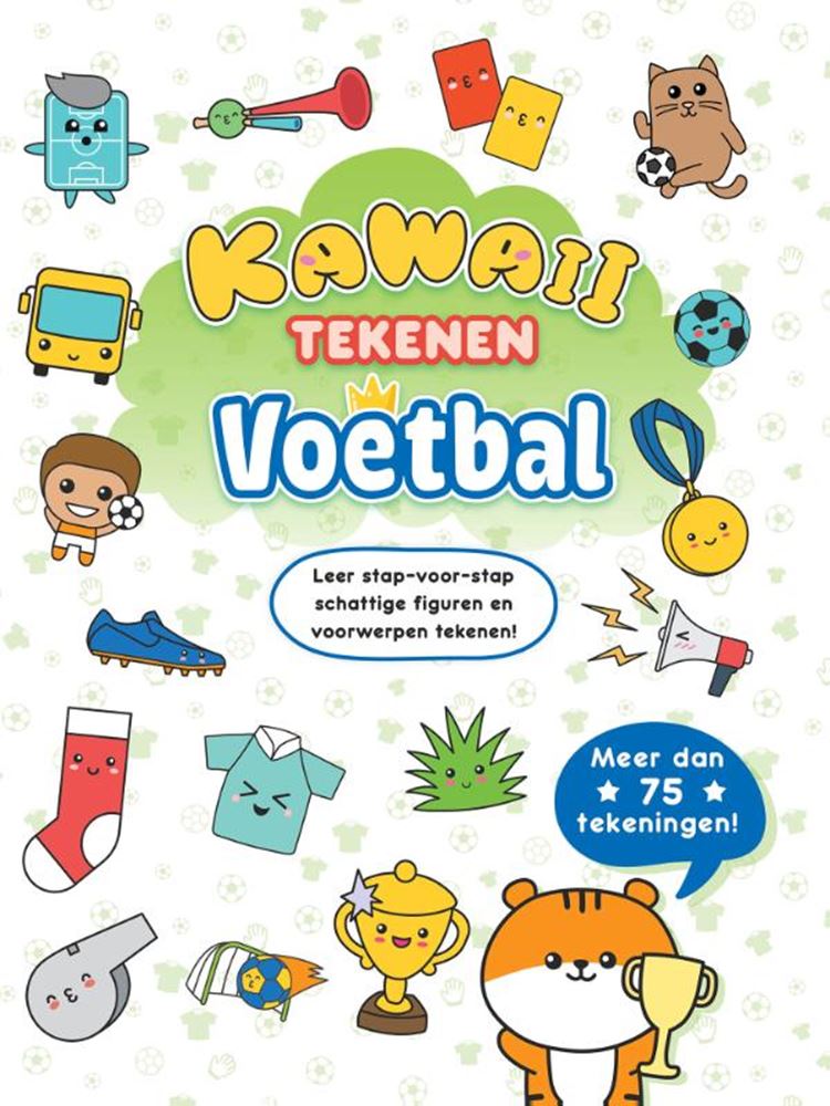 Rebo Publishers - Rebo Publishers Kawaii tekenen voetbal 6+