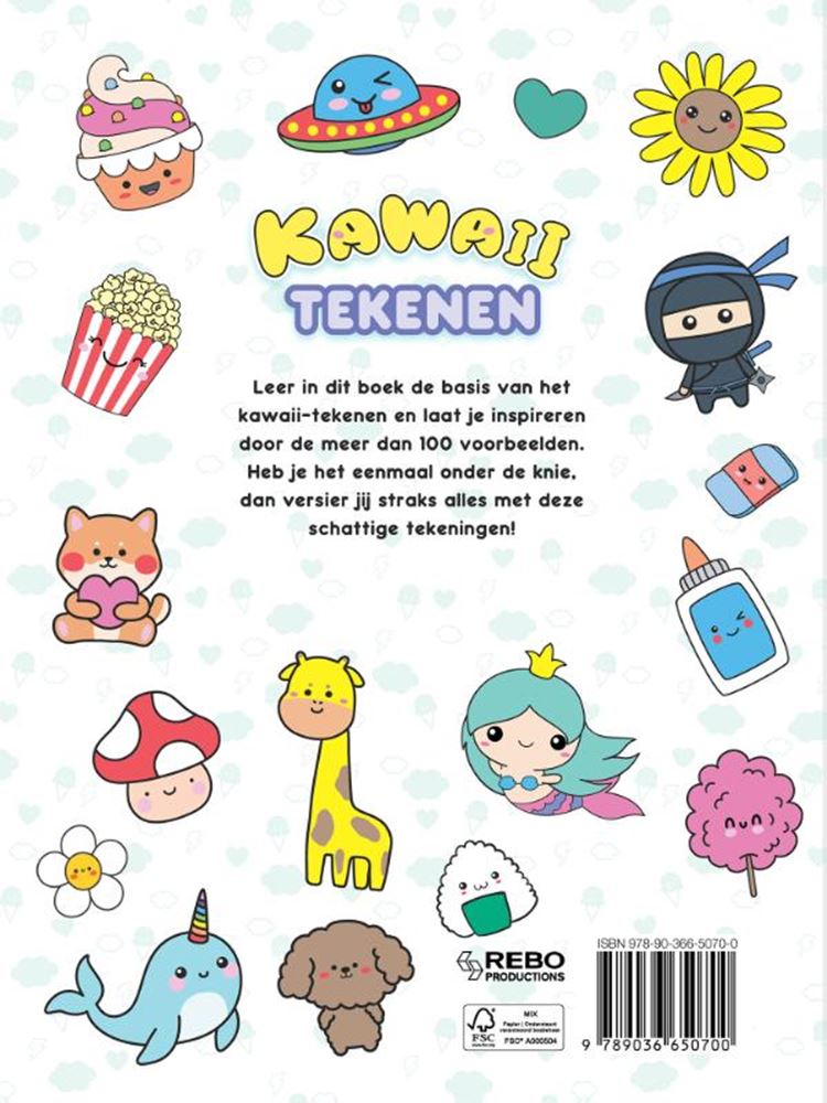 Rebo Publishers - Rebo Publishers Kawaii tekenen 6+