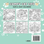 Rebo - Rebo Comfy cat life - cute & cozy coloring 6+