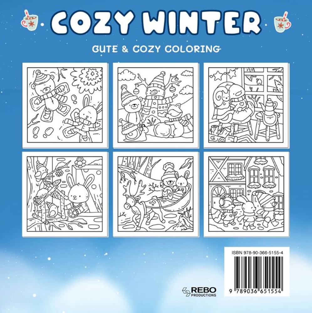 Rebo Publishers - Rebo Publishers Cozy winter - cute & cozy coloring. 6+