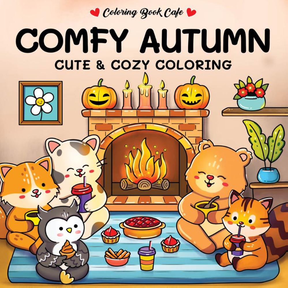 Rebo Publishers - Rebo Publishers Comfy autumn - cute & cozy coloring. 6+