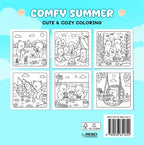 Rebo Publishers - Rebo Publishers Comfy summer - cute & cozy coloring. 6+