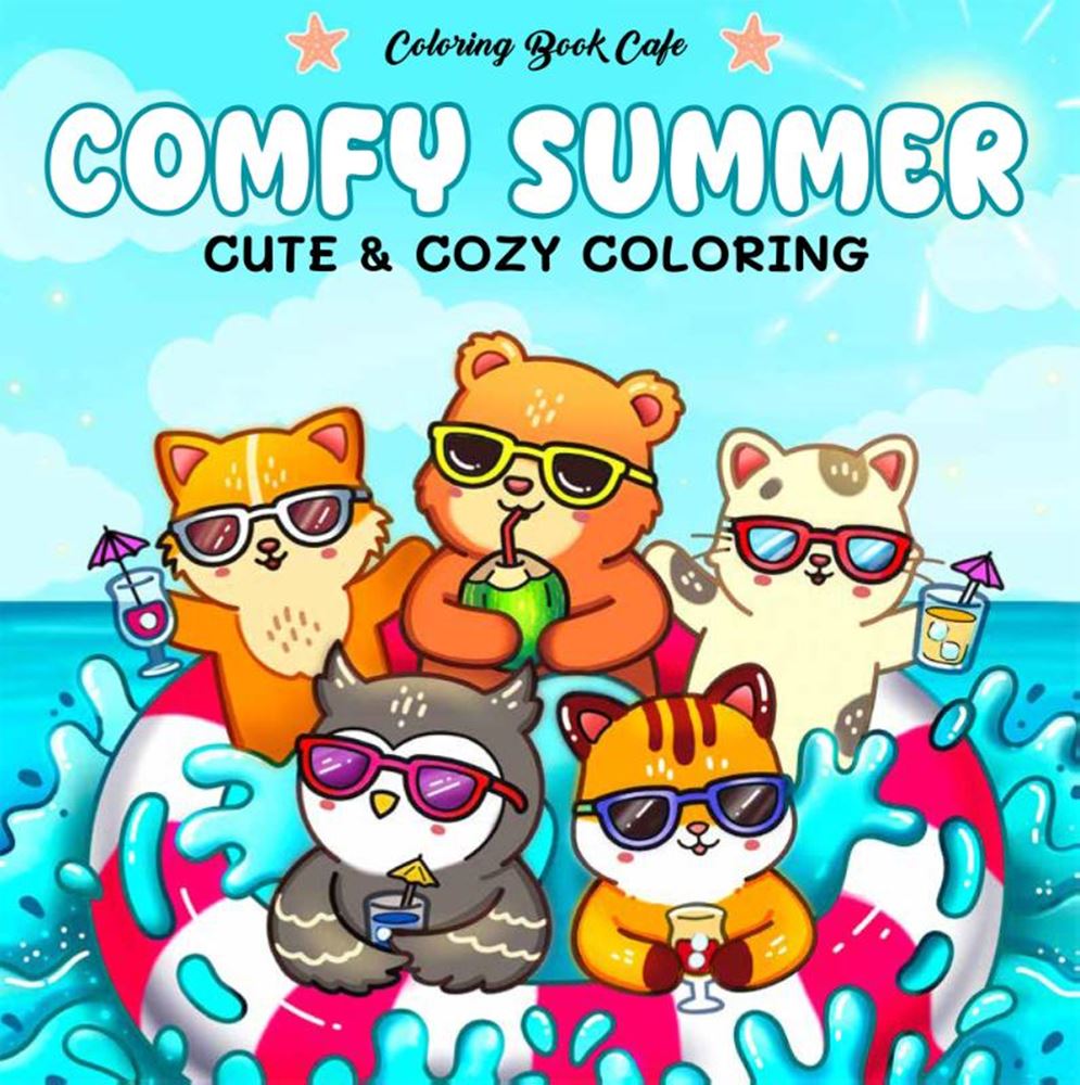 Rebo Publishers - Rebo Publishers Comfy summer - cute & cozy coloring. 6+