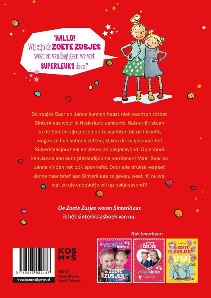 Centraal boekhuis de zoete zusjes vieren sinterklaas