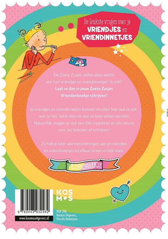 De Zoete Zusjes - De Zoete Zusjes vriendenboek 6+