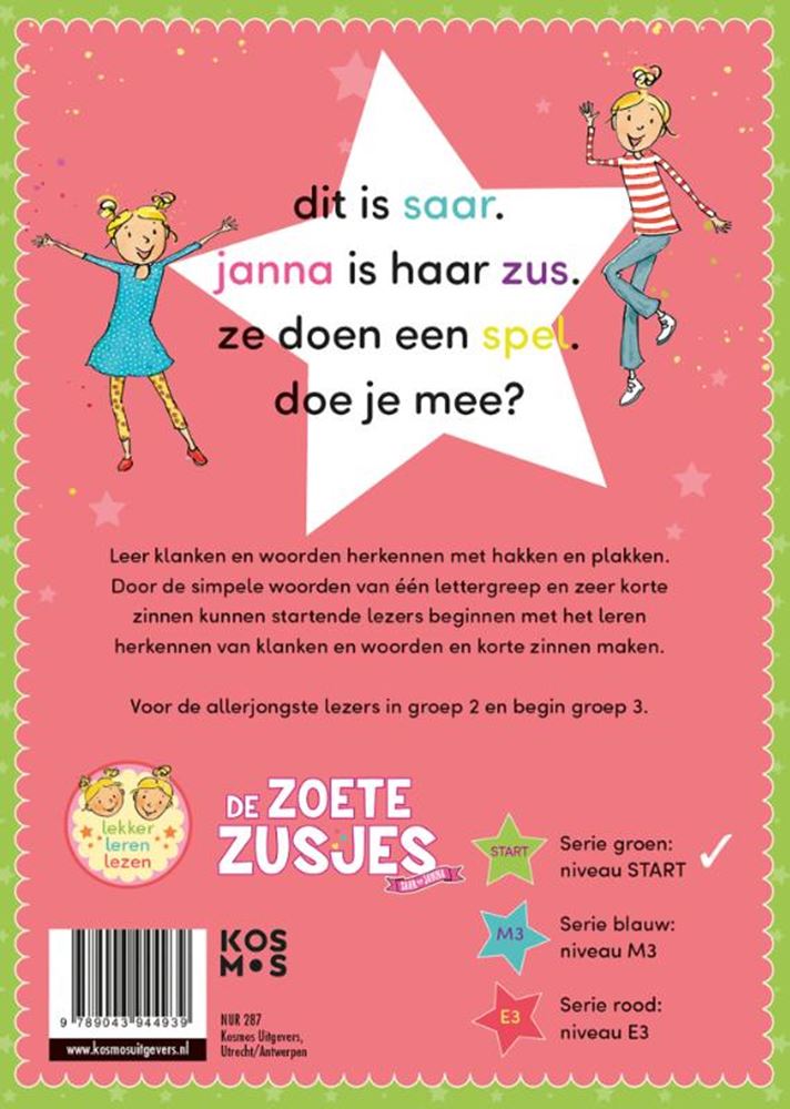 Centraal Boekhuis - Centraal Boekhuis Zoete zusjes: een spel met een doos 4+