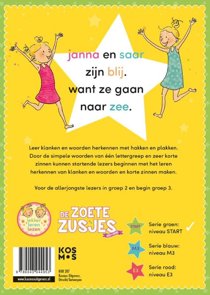 Centraal Boekhuis - Centraal Boekhuis Zoete zusjes: de zon en de zee 4+
