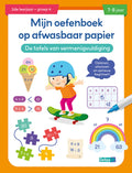 Deltas oefenboek afwasbaar papier tafels van vermenigvuldiging(7-8 j.)