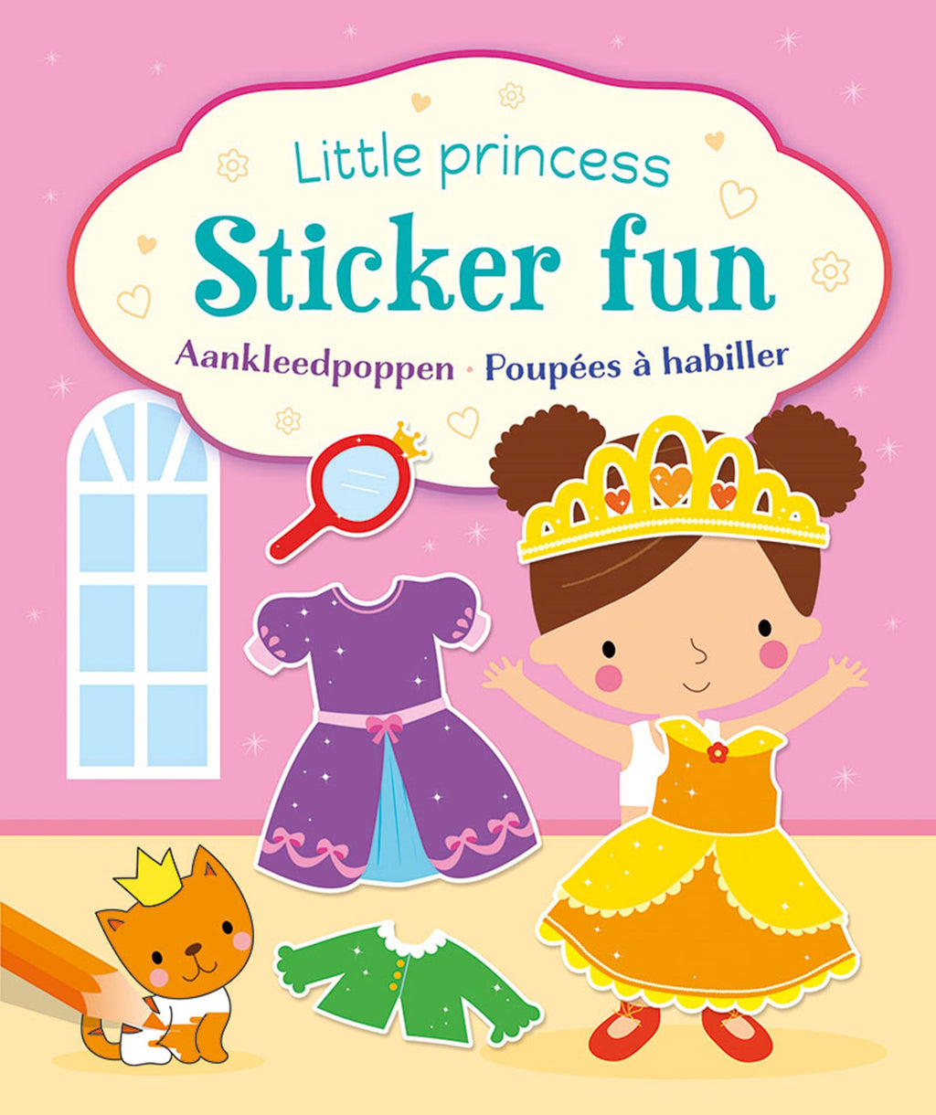 Deltas - Deltas Little princess sticker fun - aankleedpoppen / little princess sticker fun - poupées à habiller