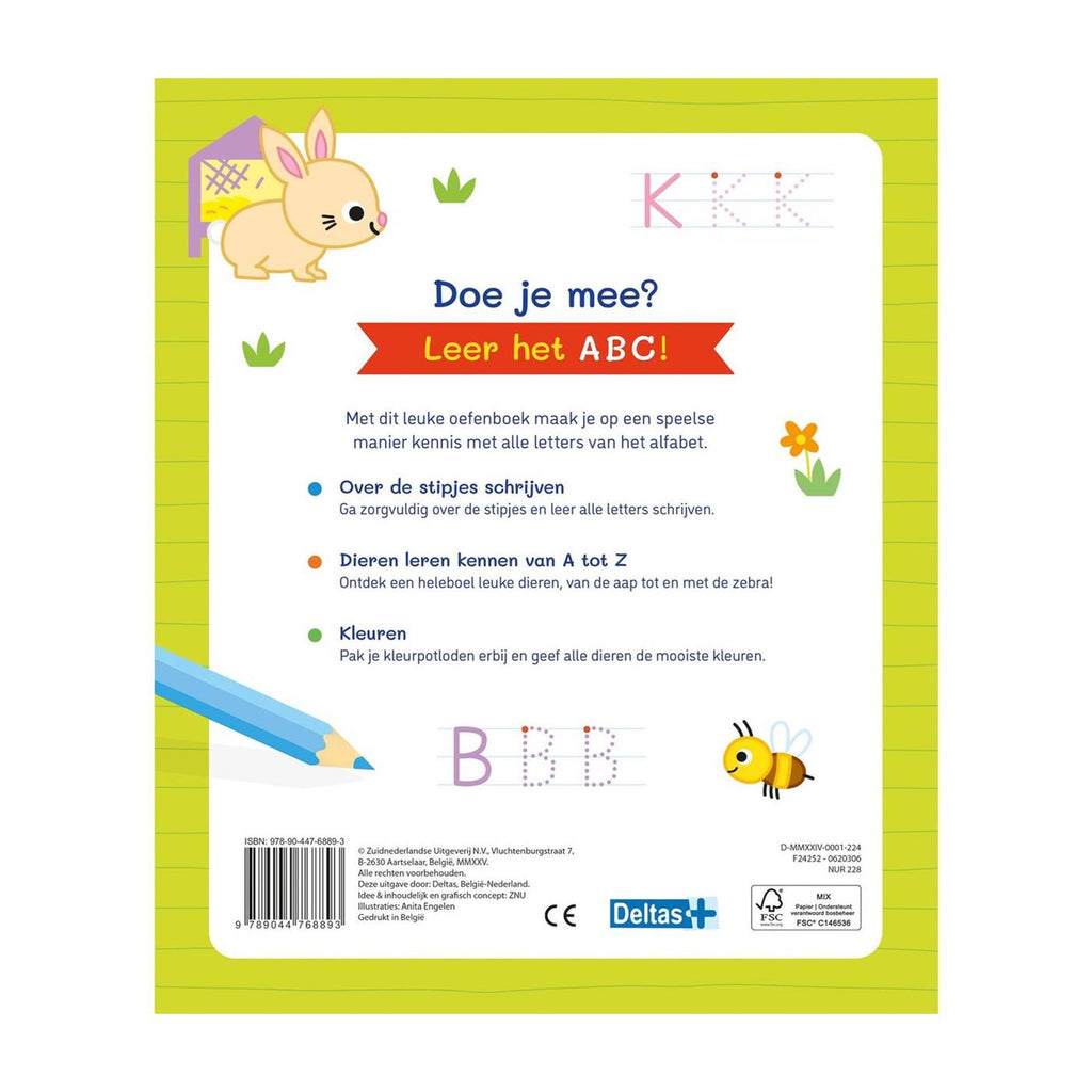 Deltas - Deltas Mijn eerste a b c oefenboek
