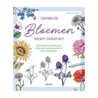 Deltas stap voor stap bloemen leren tekenen