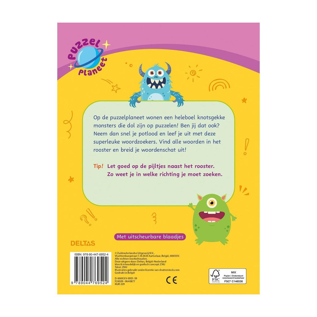 Deltas - Deltas Puzzelplaneet - megacoole woordzoekers 9-11 jaar