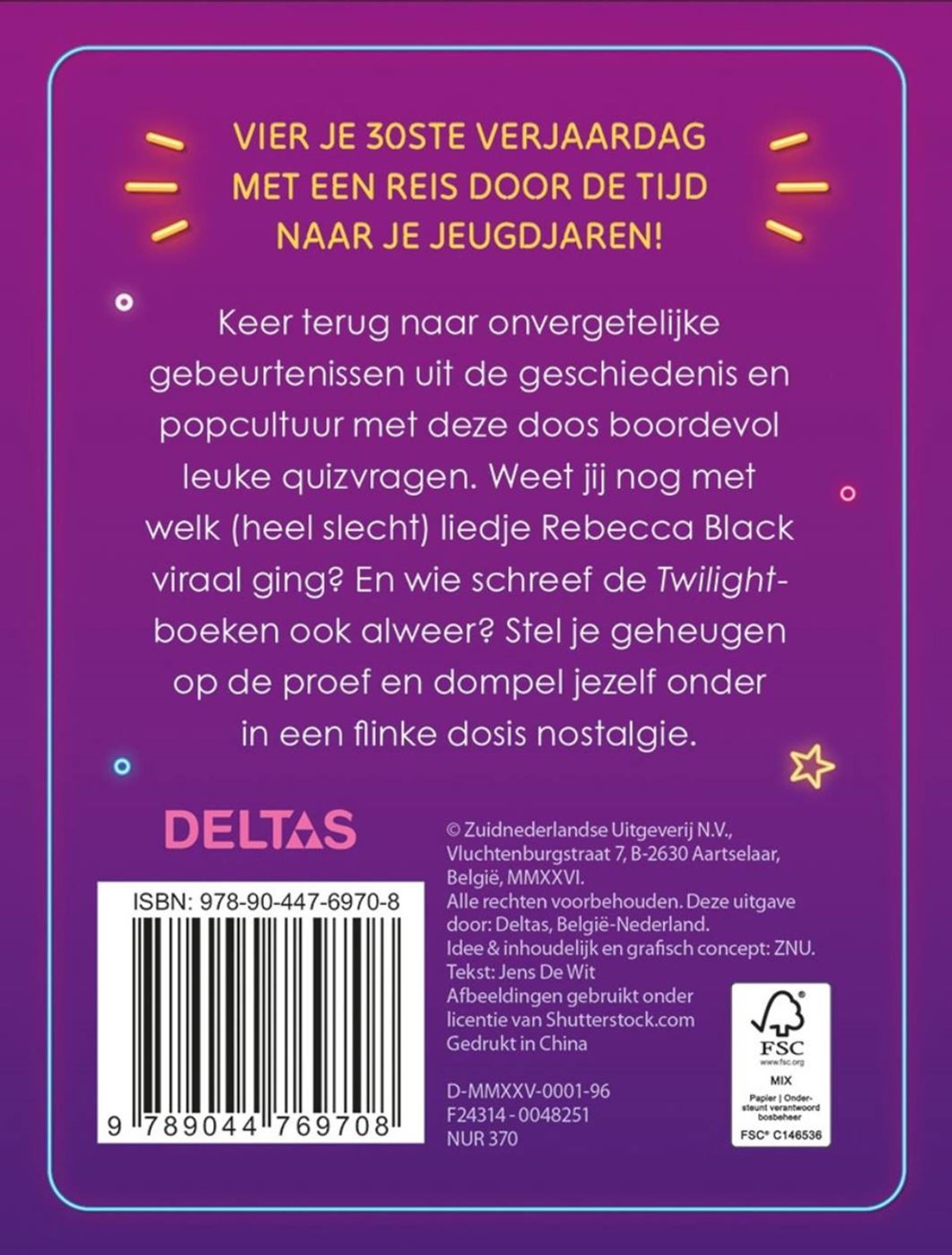 Deltas - Deltas Quiz hoera 30 jaar!
