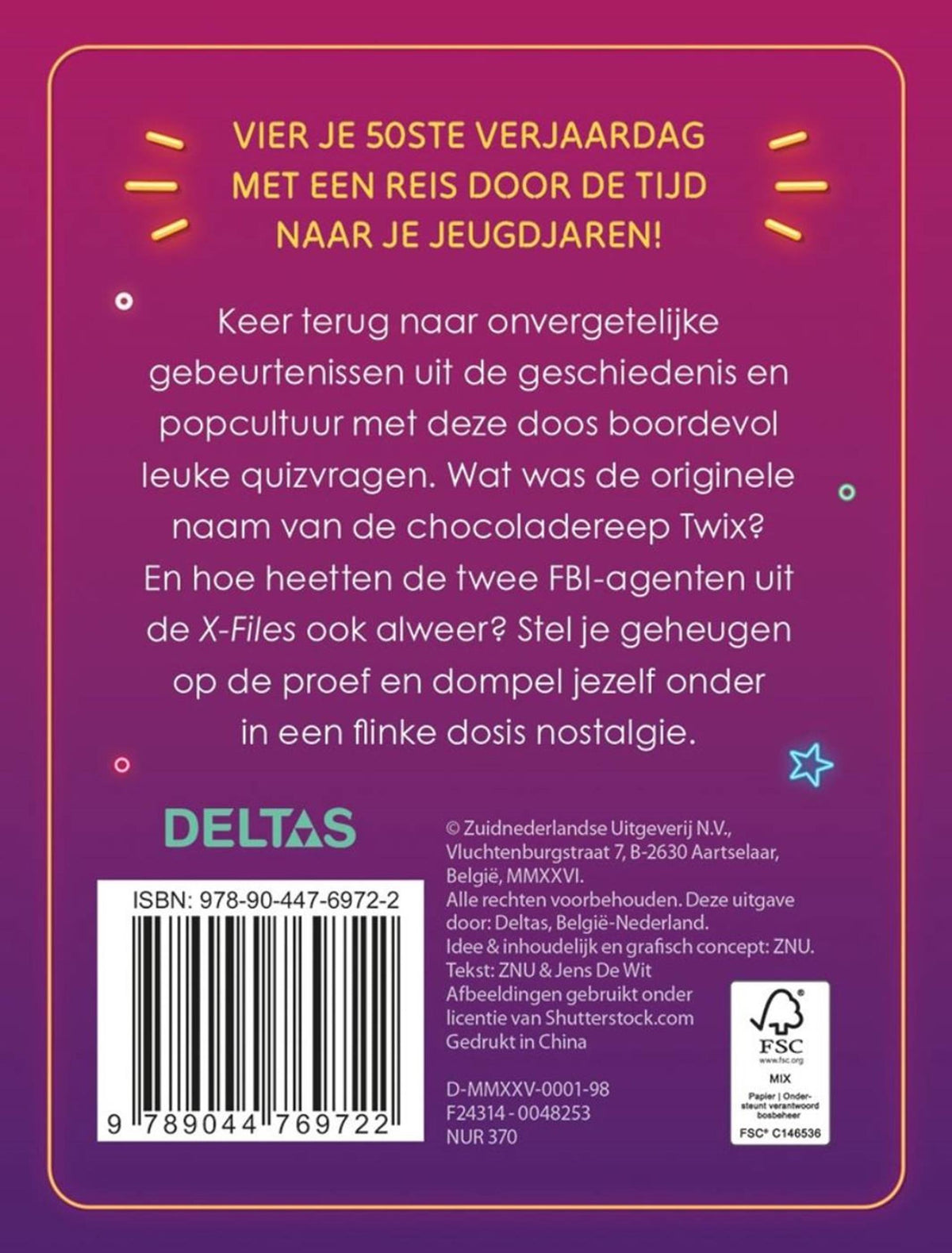 Deltas - Deltas Hoera 50 jaar! quiz