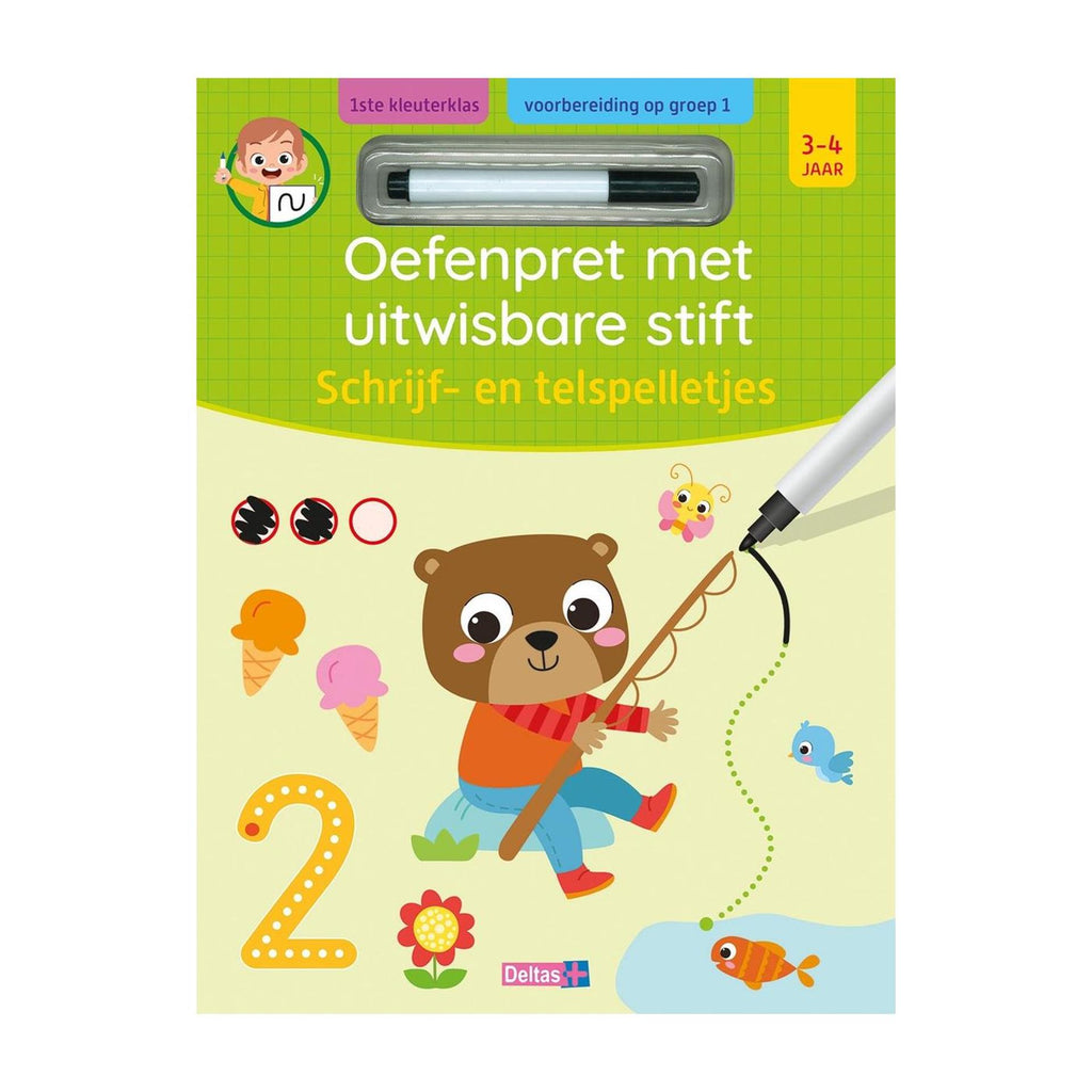 Deltas - Deltas Schrijf- en telspelletjes (3-4 j.)