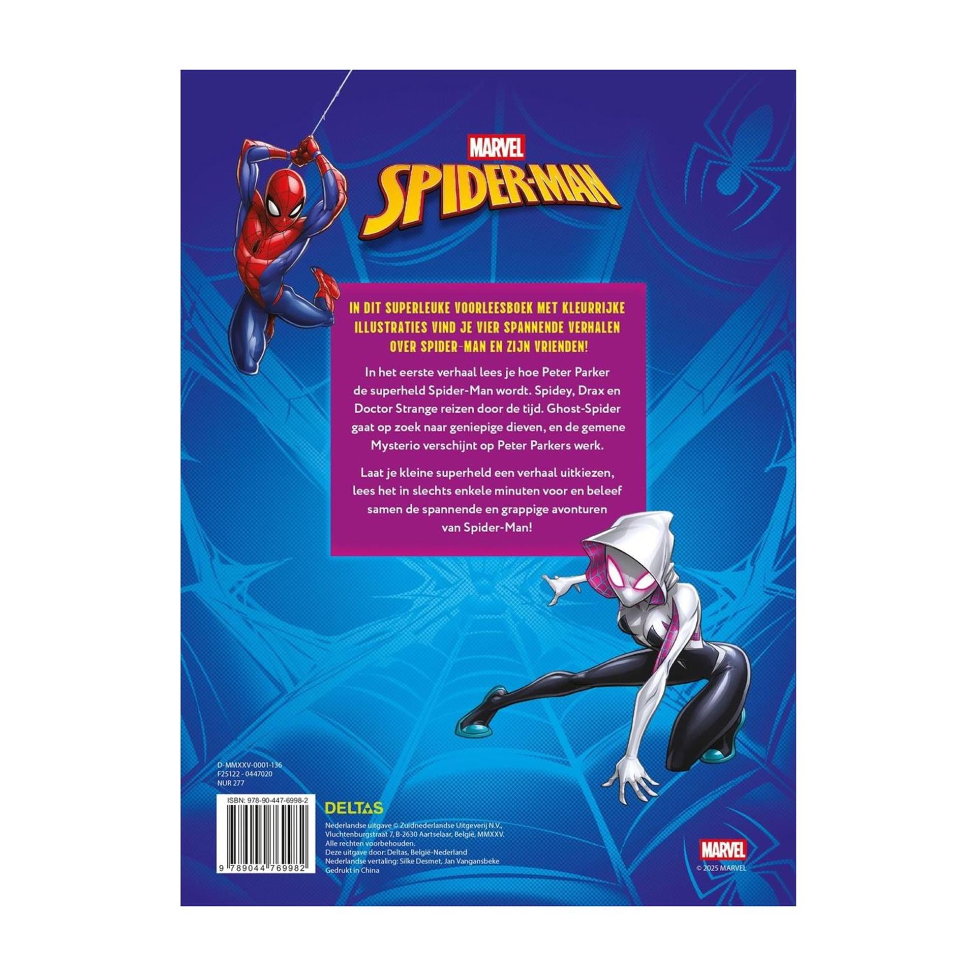 Deltas - Deltas Spider-man mijn megacoole verhalenboek