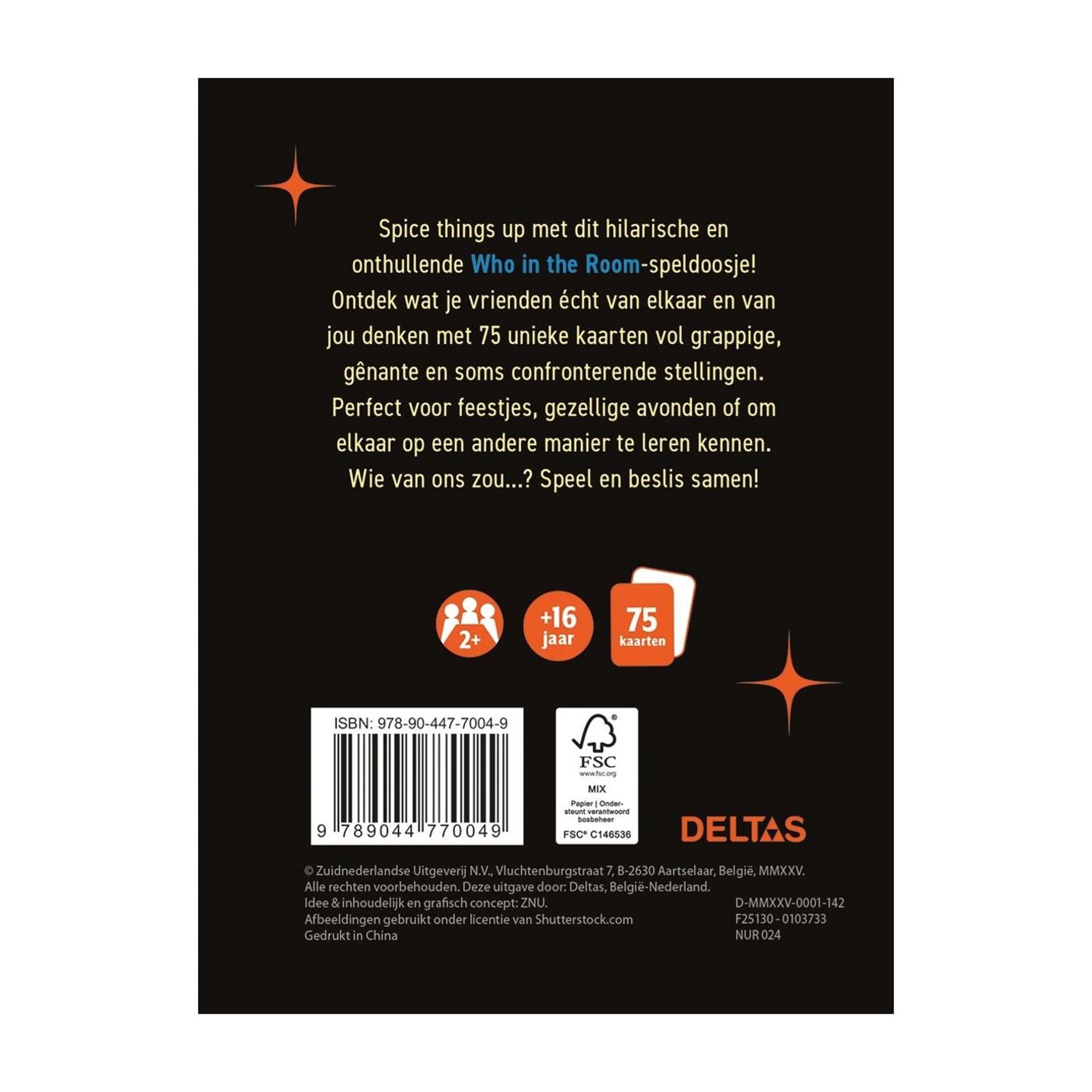 Deltas - Deltas Who in the room - party games