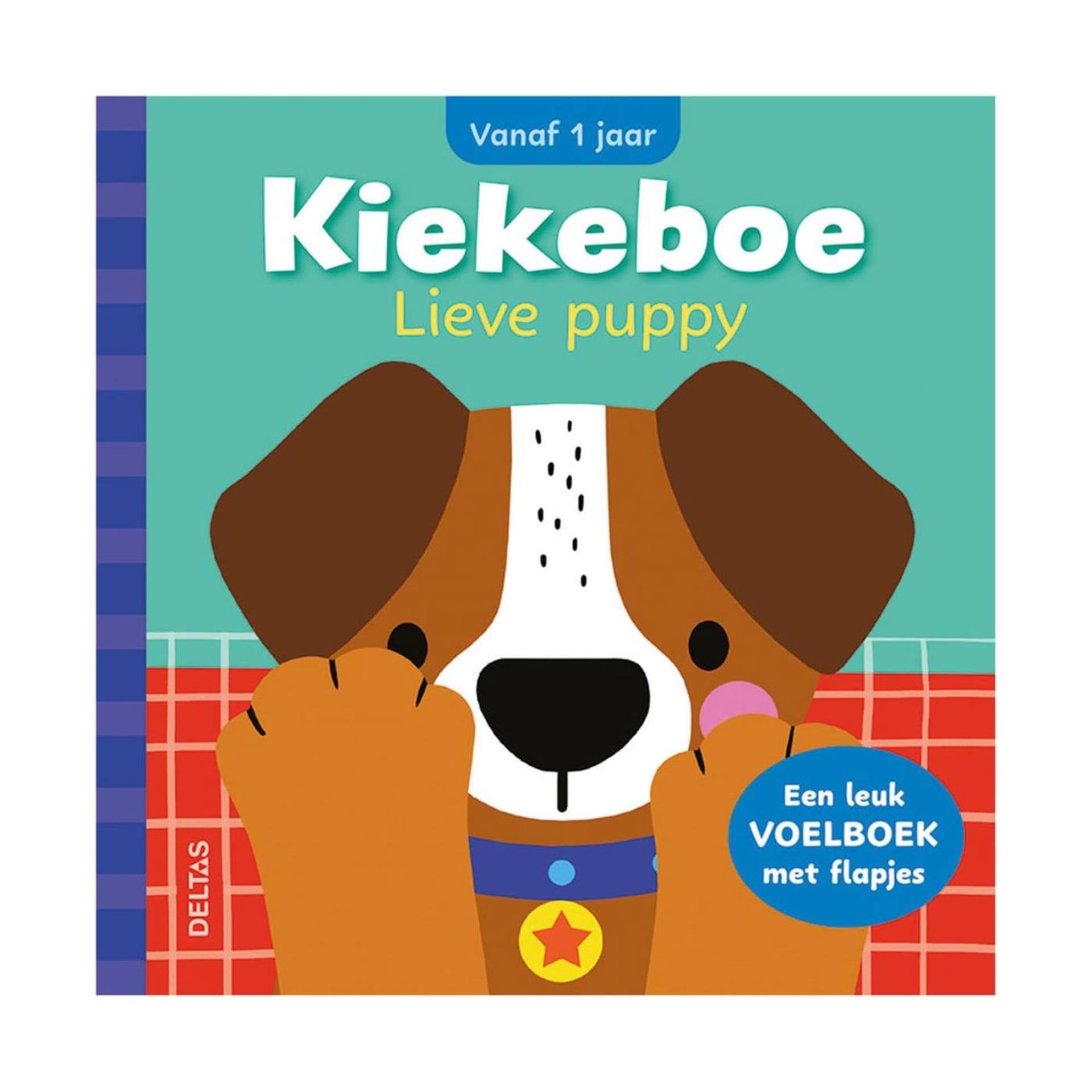 Deltas - Deltas Kiekeboe lieve puppy - kartonboekje met flapjes