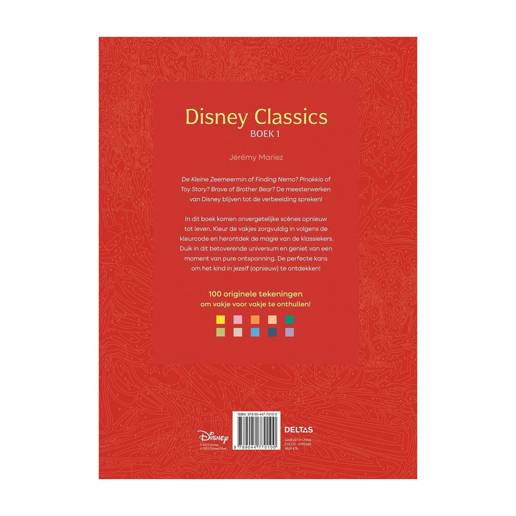 Deltas - Deltas classics boek 1 - kleuren op nummer voor volwassenen