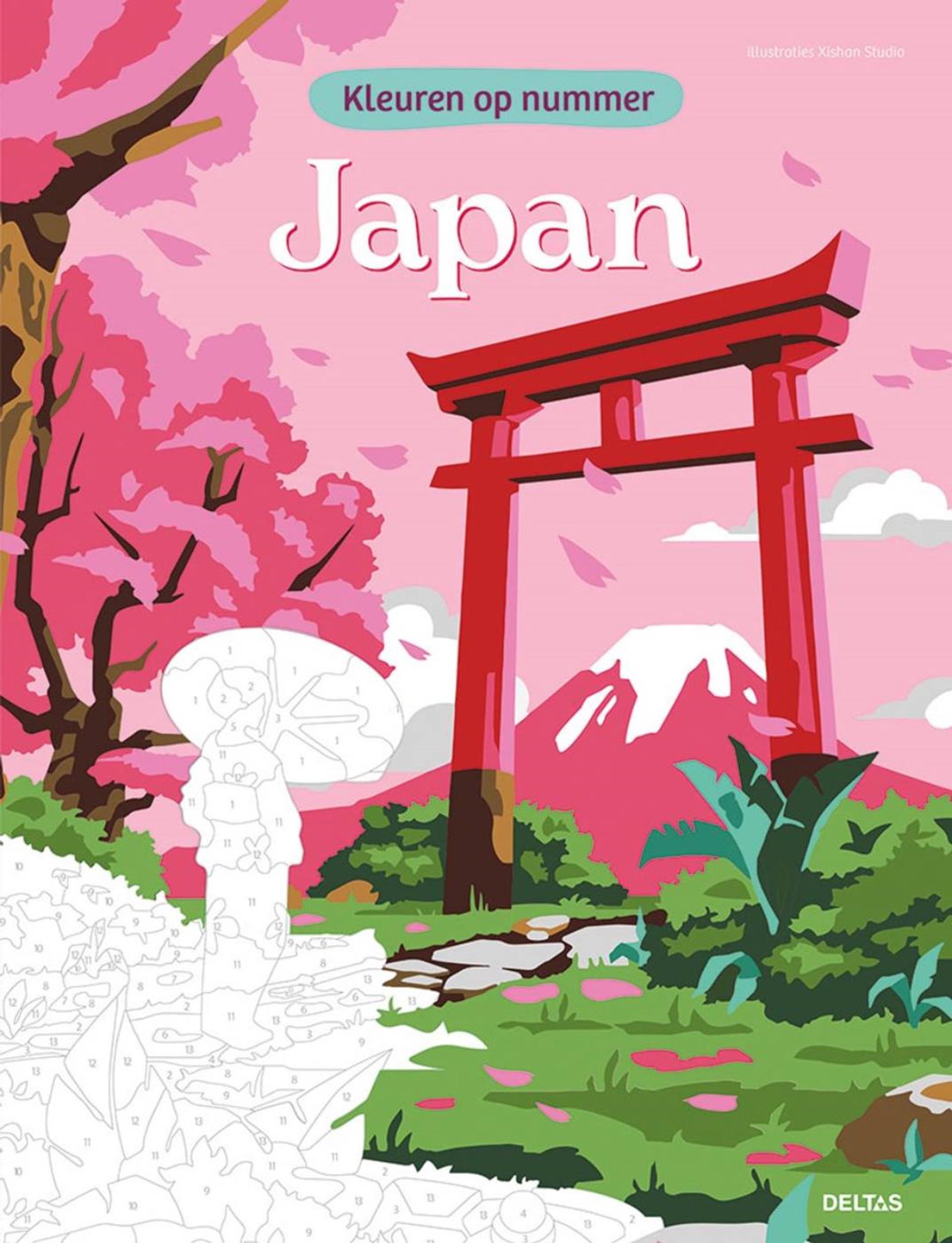 Deltas - Deltas Japan - kleuren op nummer