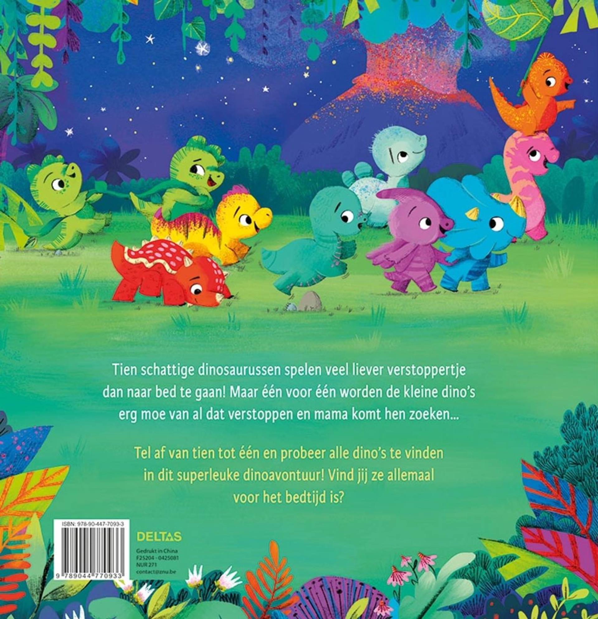 Deltas - Deltas Tijd voor bed kleine dino's! kijk- en zoekboek
