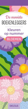 Deltas - Deltas de mooiste kleurboekenleggers kleuren op nummer bloemen