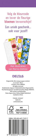 Deltas - Deltas de mooiste kleurboekenleggers kleuren op nummer bloemen