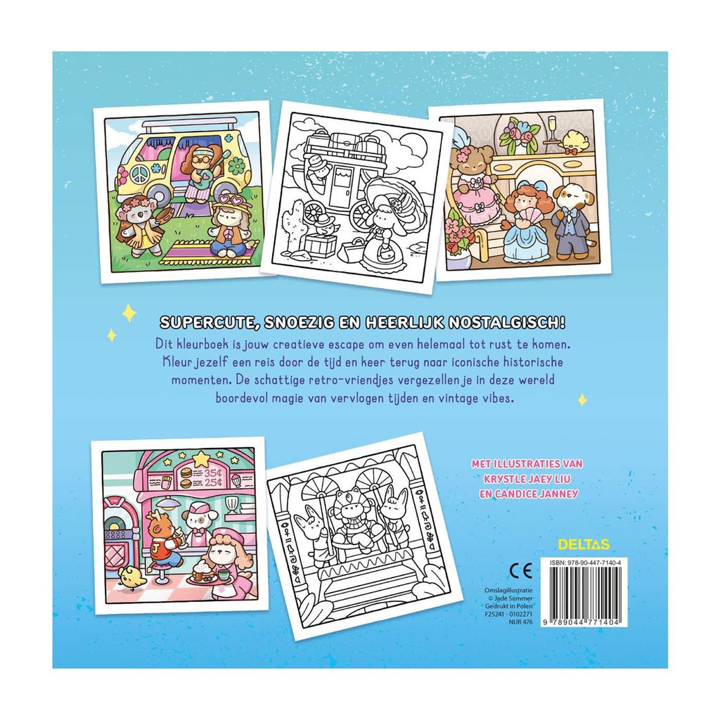 Deltas - Deltas cozy vintage - comfy kleurboek