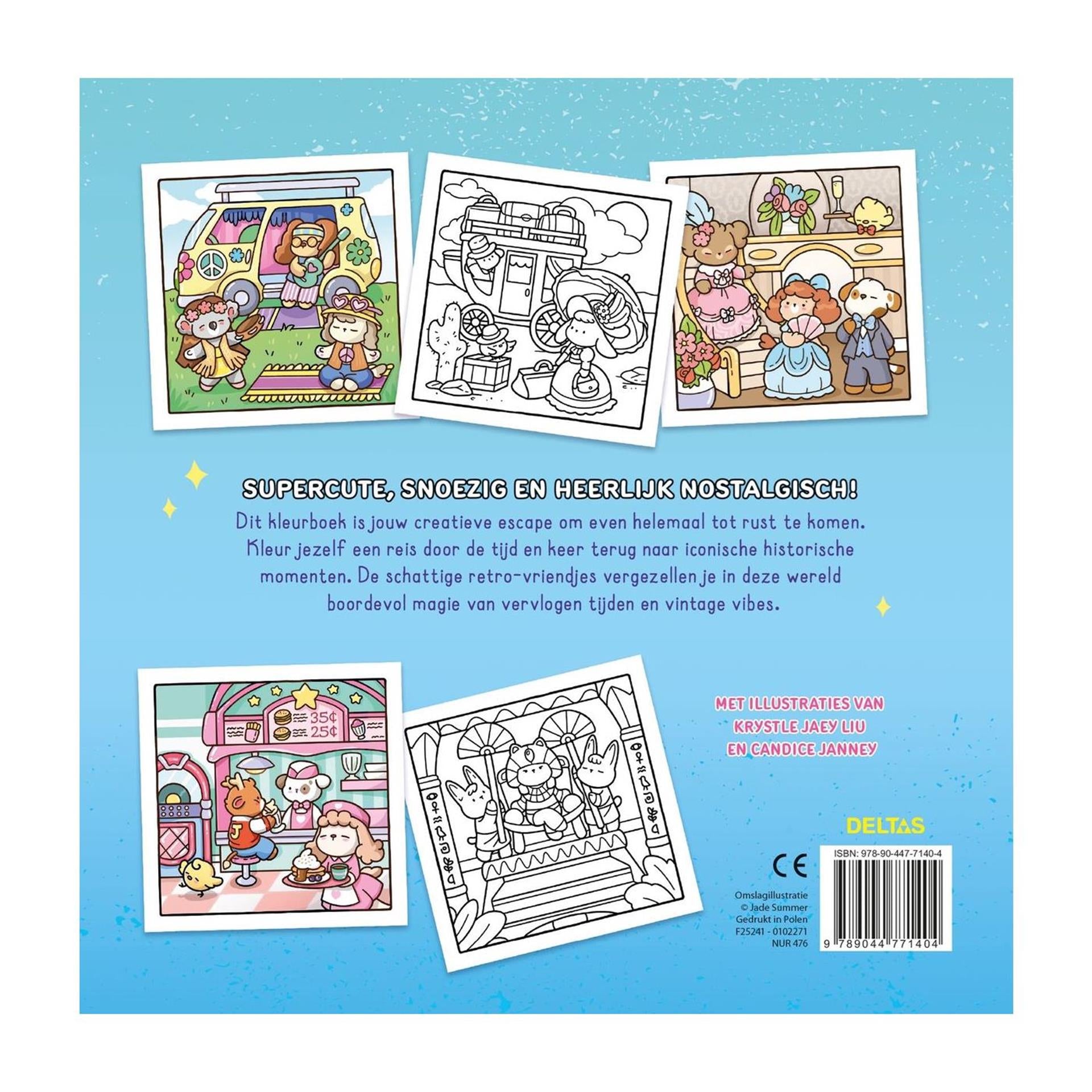 Deltas - Deltas cozy vintage - comfy kleurboek
