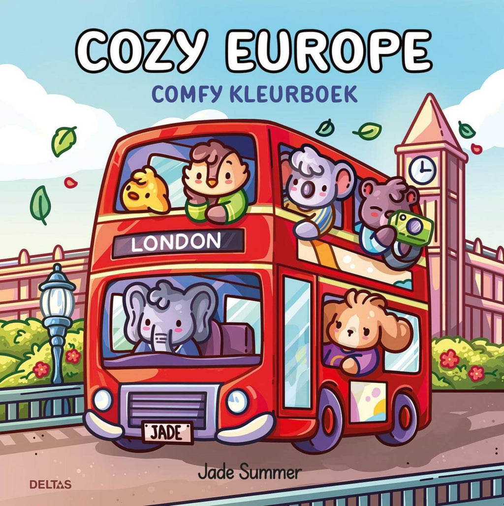 Deltas - Deltas cozy europe - comfy kleurboek jade summer