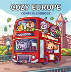 Deltas - Deltas cozy europe - comfy kleurboek jade summer