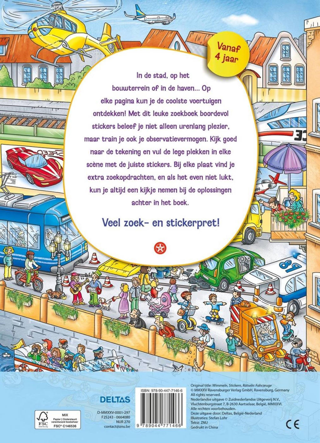 Deltas - Deltas Mijn leuke zoekboek met stickers - voertuigen