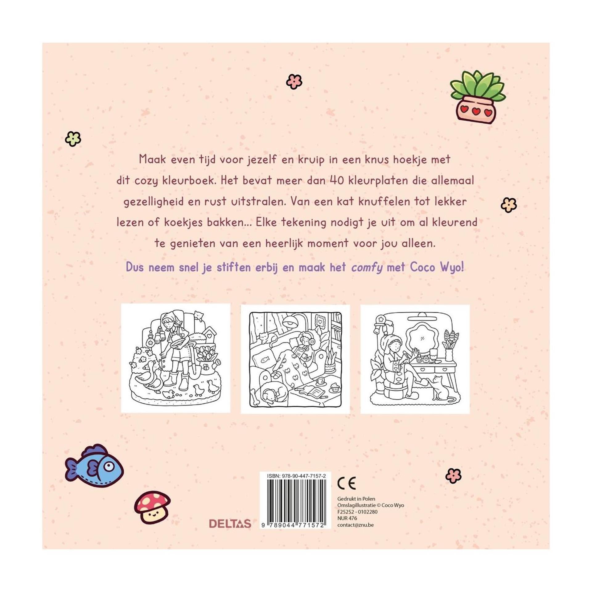 Deltas - Deltas Girly moments cute & comfy kleurboek