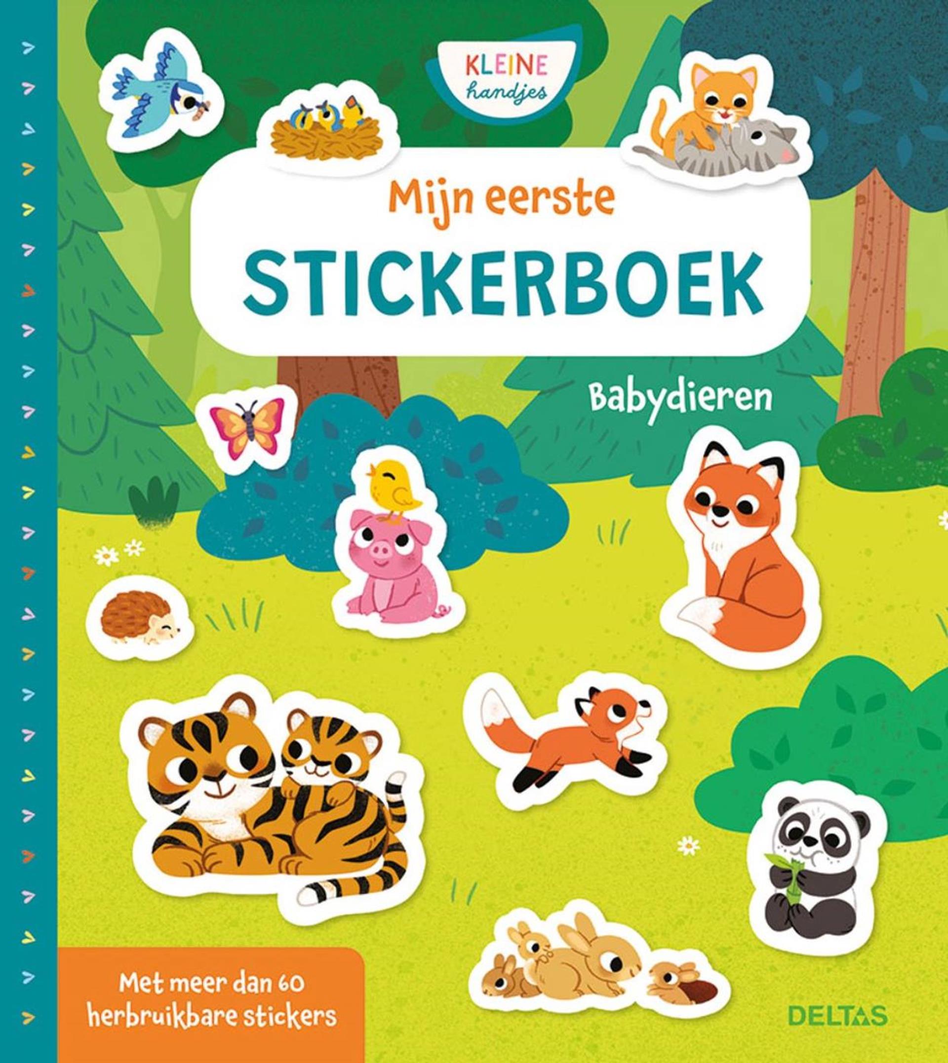 Deltas - Deltas Mijn eerste stickerboek kleine handjes - babydieren